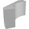 Ekena Millwork 3 1/2-in. W x 6-in. D x 6-in. H Westlake Architectural Grade PVC Knee Brace BRCP035X06X06WTL - alternate 3